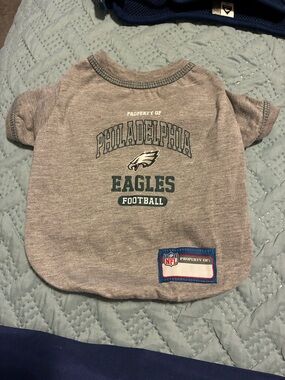 Philadelphia Eagles Dog Gray T-Shirt - NFL